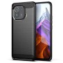 Husa pentru Xiaomi Mi 11 Pro - Techsuit Carbon Silicone - Black