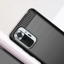 Husa pentru Xiaomi Redmi Note 10 Pro / Note 10 Pro Max - Techsuit Carbon Silicone - Black