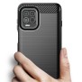 Husa pentru Motorola Moto G100 - Techsuit Carbon Silicone - Black
