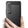 Husa pentru Sony Xperia 1 III - Techsuit Carbon Silicone - Black