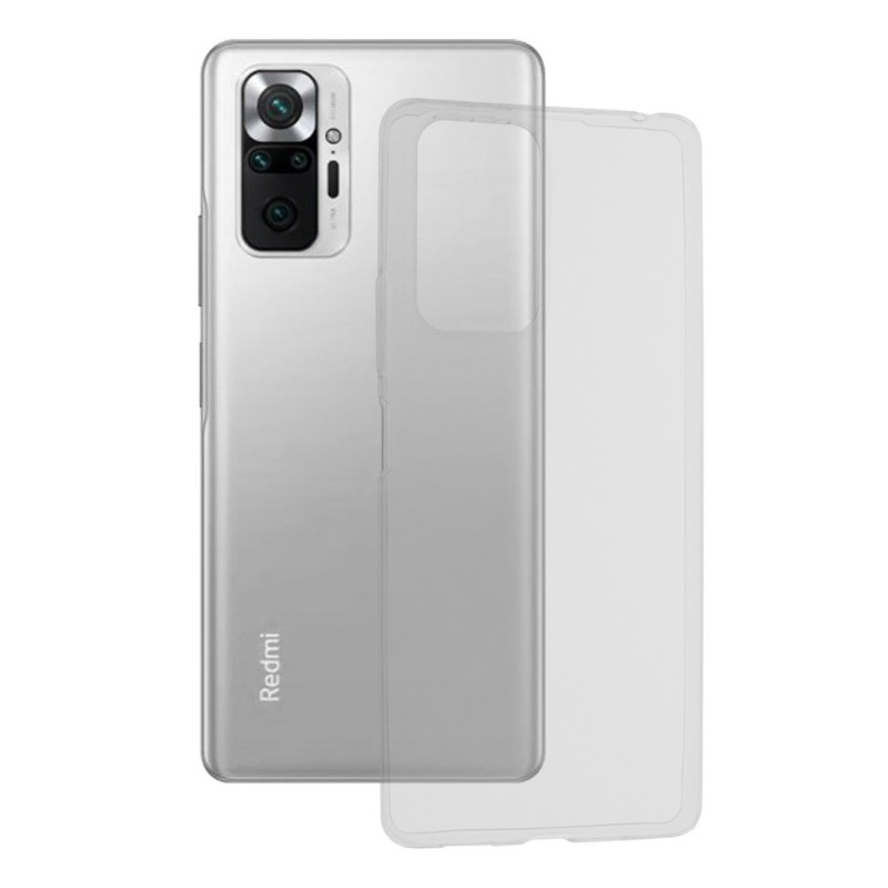 Husa pentru Xiaomi Redmi Note 10 Pro / Note 10 Pro Max - Techsuit Clear Silicone - Transparent