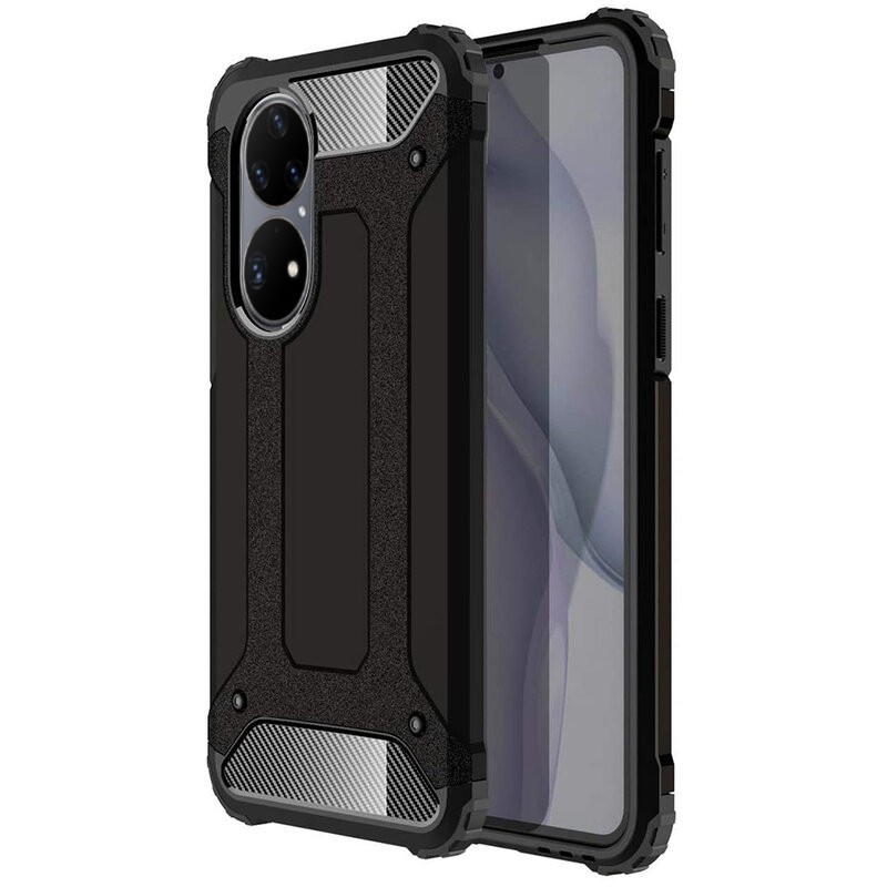 Husa pentru Huawei P50 - Techsuit Hybrid Armor - Black