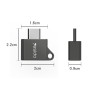 Adaptor OTG Type-C la USB 480Mbps - Yesido (GS08) - Black