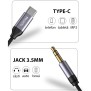 Cablu Adaptor Type-C la Jack - Yesido (YAU20) - Black