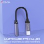 Cablu Audio Adaptor Type-C la Jack - Yesido (YAU19) - Black