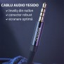 Cablu Audio Jack 3.5mm la Jack 3.5mm, 3m - Yesido (YAU16) - Black