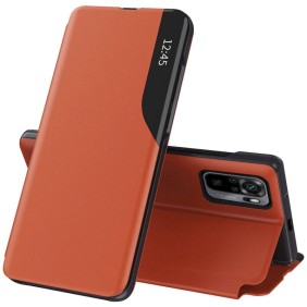 Husa pentru Xiaomi Redmi Note 10 4G / Note 10S / Poco M5s - Techsuit eFold Series - Orange