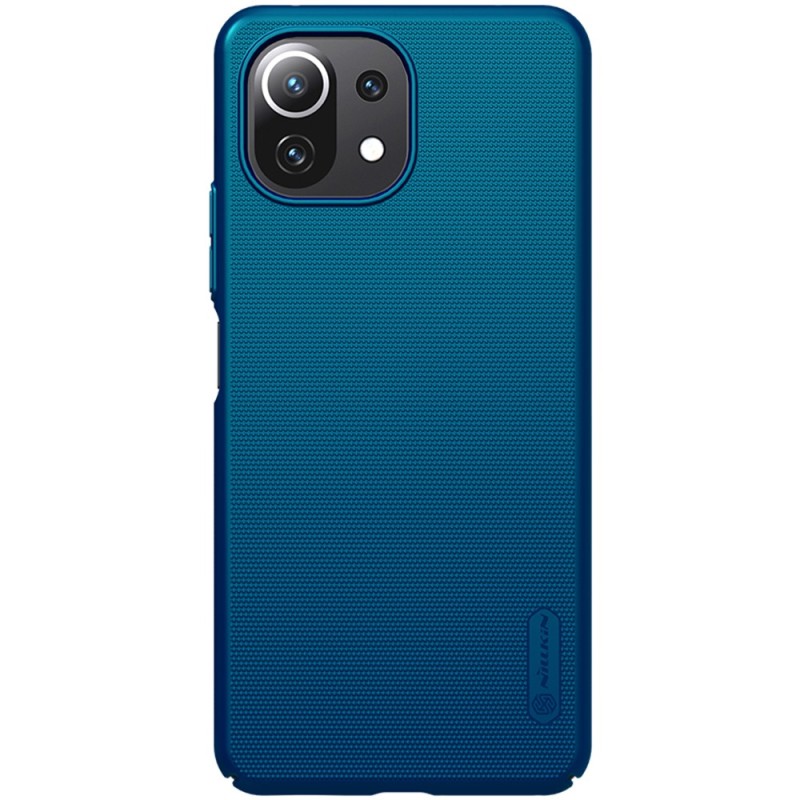 Husa pentru Xiaomi Mi 11 Lite / Mi 11 Lite 5G / 11 Lite 5G NE - Nillkin Super Frosted Shield - Blue