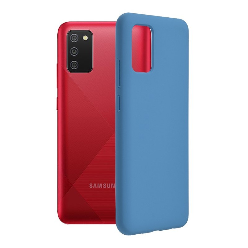 Husa pentru Samsung Galaxy A02s - Techsuit Soft Edge Silicone - Denim Blue