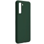 Husa pentru Samsung Galaxy S21 FE 5G - Techsuit Soft Edge Silicone - Dark Green