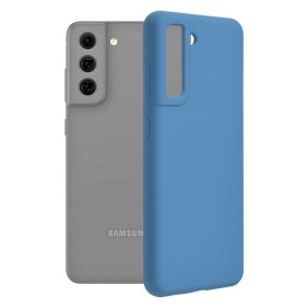 Husa pentru Samsung Galaxy S21 FE 5G - Techsuit Soft Edge Silicone - Denim Blue