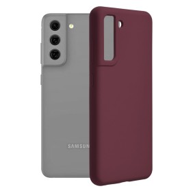 Husa pentru Samsung Galaxy S21 FE 5G - Techsuit Soft Edge Silicone - Plum Violet