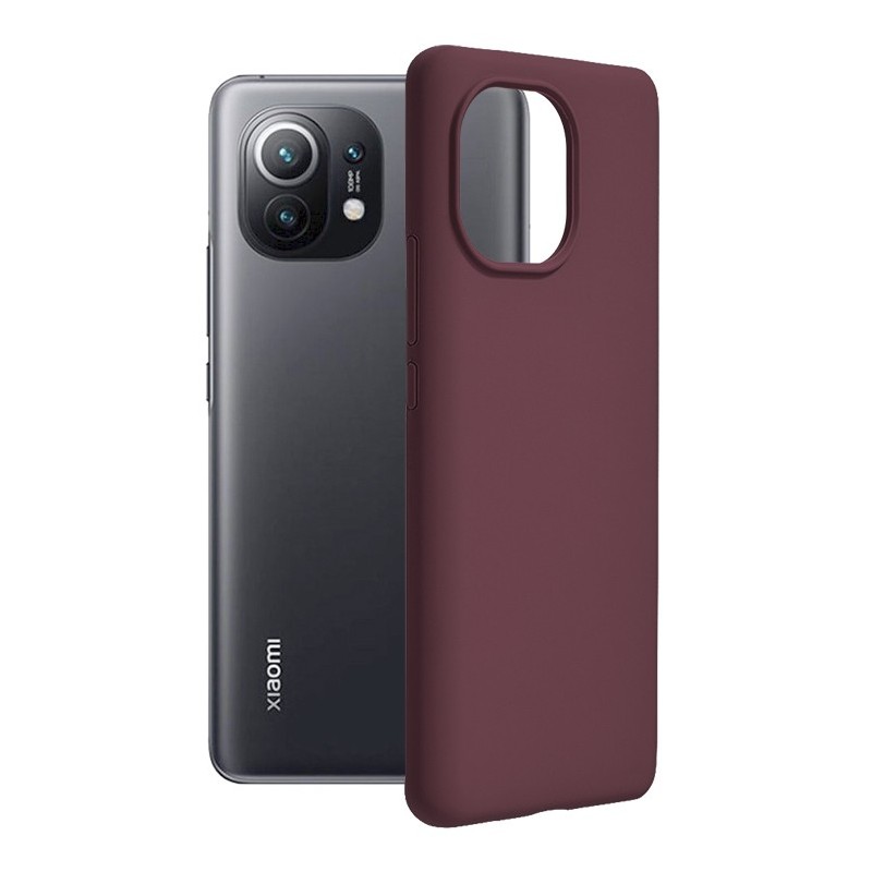 Husa pentru Xiaomi Mi 11 - Techsuit Soft Edge Silicone - Plum Violet