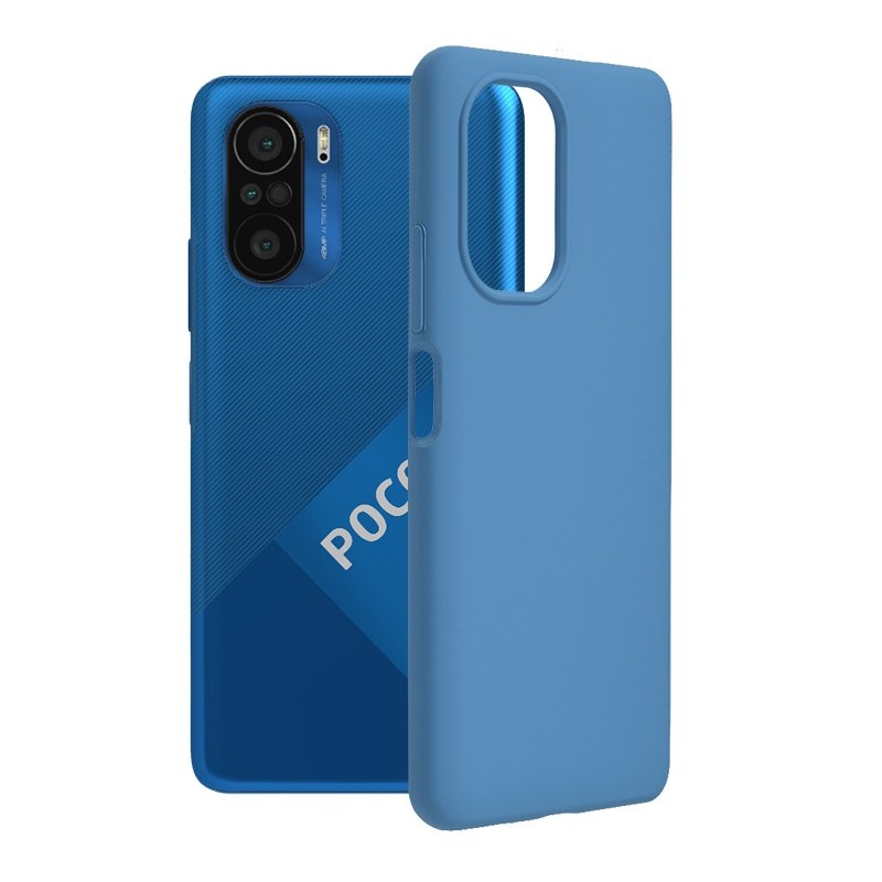 Husa pentru Xiaomi Mi 11i / Poco F3 - Techsuit Soft Edge Silicone - Denim Blue