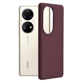 Husa pentru Huawei P50 Pro - Techsuit Soft Edge Silicone - Plum Violet