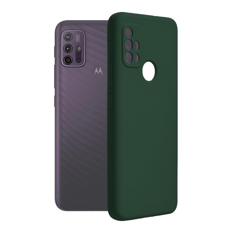 Husa pentru Motorola Moto G10 / Moto G20 / Moto G30 - Techsuit Soft Edge Silicone - Dark Green