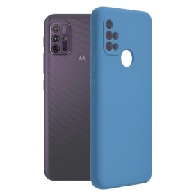 Husa pentru Motorola Moto G10 / Moto G20 / Moto G30 - Techsuit Soft Edge Silicone - Denim Blue