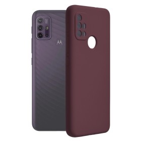 Husa pentru Motorola Moto G10 / Moto G20 / Moto G30 - Techsuit Soft Edge Silicone - Plum Violet
