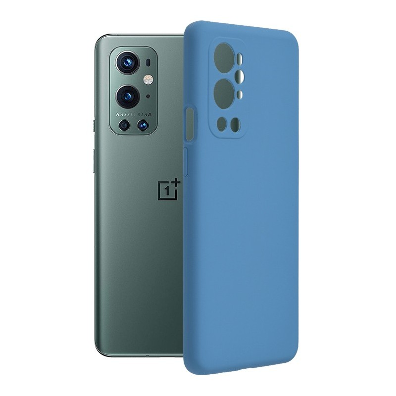 Husa pentru OnePlus 9 Pro - Techsuit Soft Edge Silicone - Denim Blue