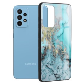 Husa pentru Samsung Galaxy A52 4G / A52 5G / A52s 5G - Techsuit Glaze Series - Blue Ocean