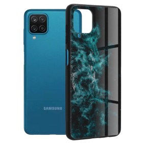 Husa pentru Samsung Galaxy A12 / A12 Nacho - Techsuit Glaze Series - Blue Nebula