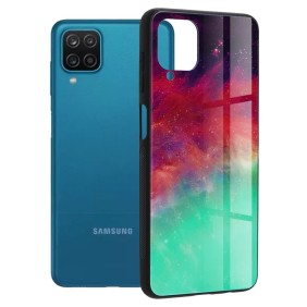 Husa pentru Samsung Galaxy A12 / A12 Nacho - Techsuit Glaze Series - Fiery Ocean