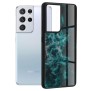 Husa pentru Samsung Galaxy S21 Ultra 5G - Techsuit Glaze Series - Blue Nebula
