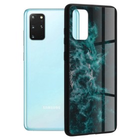 Husa pentru Samsung Galaxy S20 Plus / S20 Plus 5G - Techsuit Glaze Series - Blue Nebula