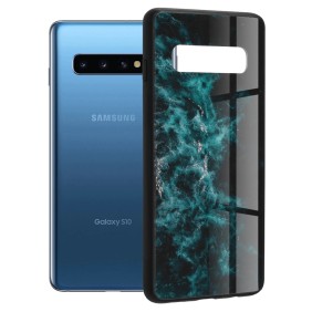 Husa pentru Samsung Galaxy S10 - Techsuit Glaze Series - Blue Nebula