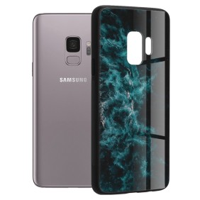 Husa pentru Samsung Galaxy S9 - Techsuit Glaze Series - Blue Nebula