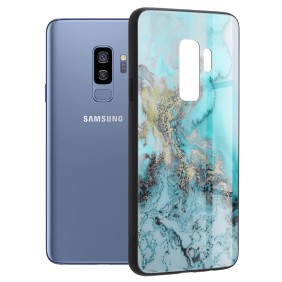 Husa pentru Samsung Galaxy S9 Plus - Techsuit Glaze Series - Blue Ocean