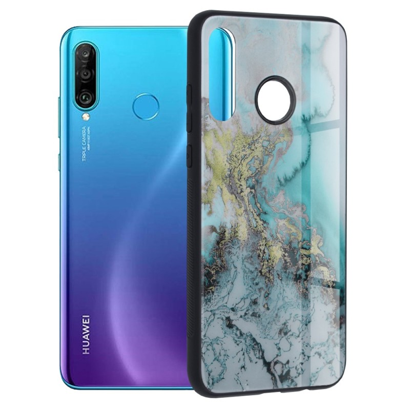 Husa pentru Huawei P30 lite / P30 lite New Edition - Techsuit Glaze Series - Blue Ocean