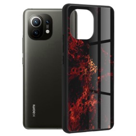 Husa pentru Xiaomi Mi 11 - Techsuit Glaze Series - Red Nebula