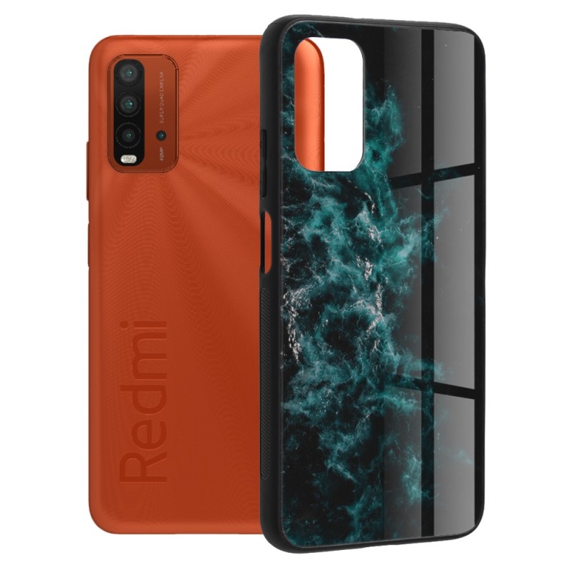 Husa pentru Xiaomi Redmi 9T / Redmi 9 Power - Techsuit Glaze Series - Blue Nebula