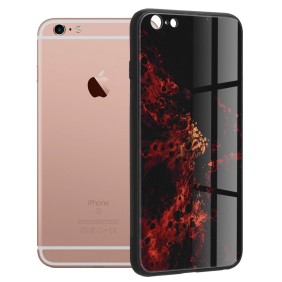 Husa pentru iPhone 6 / 6S - Techsuit Glaze Series - Red Nebula