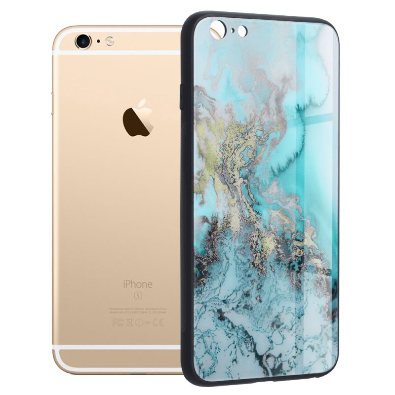 Husa pentru iPhone 6 Plus / 6s Plus - Techsuit Glaze Series - Blue Ocean