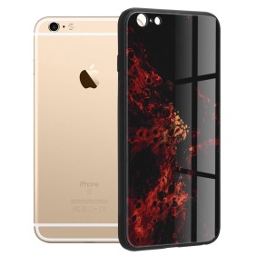 Husa pentru iPhone 6 Plus / 6s Plus - Techsuit Glaze Series - Red Nebula