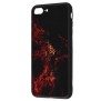 Husa pentru iPhone 7 Plus / 8 Plus - Techsuit Glaze Series - Red Nebula