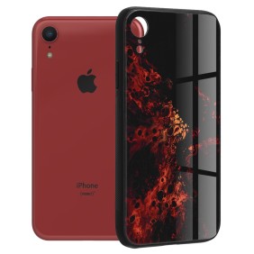 Husa pentru iPhone XR - Techsuit Glaze Series - Red Nebula