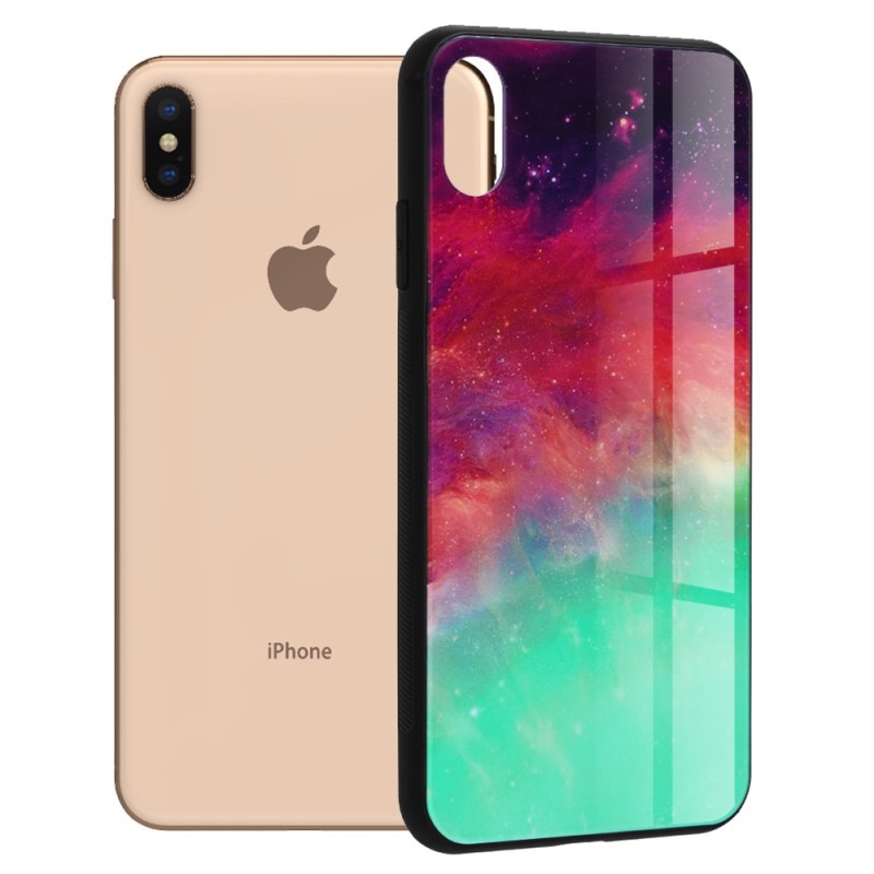 Husa pentru iPhone XS Max  - Techsuit Glaze Series - Fiery Ocean