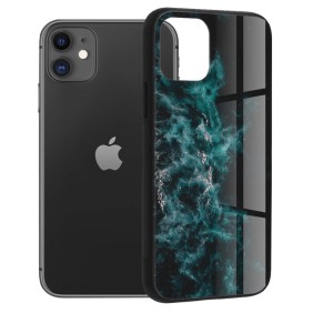 Husa pentru iPhone 11 - Techsuit Glaze Series - Blue Nebula