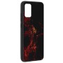 Husa pentru Samsung Galaxy A02s - Techsuit Glaze Series - Red Nebula