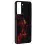 Husa pentru Samsung Galaxy S21 5G - Techsuit Glaze Series - Red Nebula