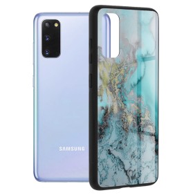Husa pentru Samsung Galaxy S20 / S20 5G - Techsuit Glaze Series - Blue Ocean