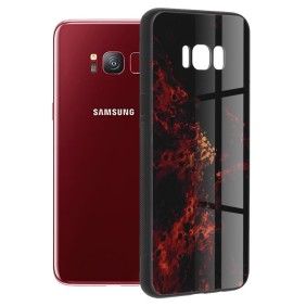 Husa pentru Samsung Galaxy S8 - Techsuit Glaze Series - Red Nebula