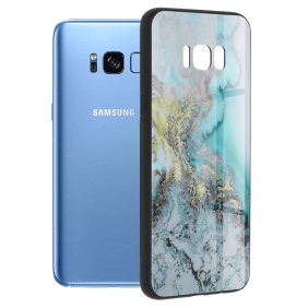 Husa pentru Samsung Galaxy S8 Plus - Techsuit Glaze Series - Blue Ocean