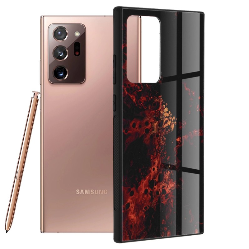 Husa pentru Samsung Galaxy Note 20 Ultra / Note 20 Ultra 5G - Techsuit Glaze Series - Red Nebula
