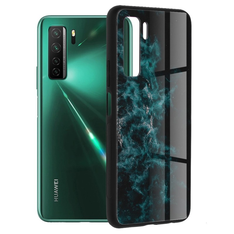 Husa pentru Huawei P40 Lite 5G - Techsuit Glaze Series - Blue Nebula