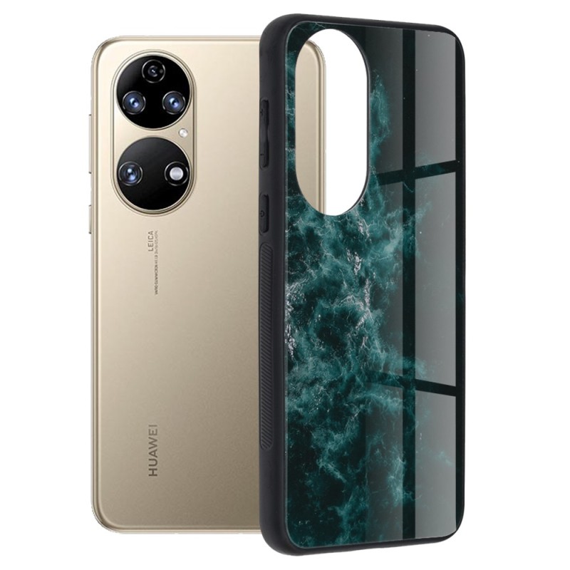 Husa pentru Huawei P50 - Techsuit Glaze Series - Blue Nebula