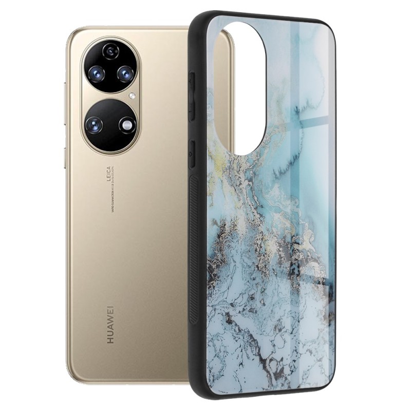 Husa pentru Huawei P50 - Techsuit Glaze Series - Blue Ocean